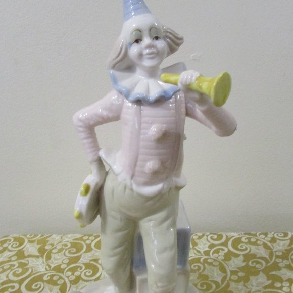 Vintage Paul Sebastian 12" Cerami Porcelain Clown Figurine Excellent new - Picture 3 of 12